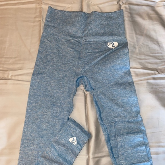 Women’s Best Move Seamless Leggings - S - Blue Marl - Picture 4 of 5